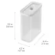 ZWILLING CUBE doboz 3M átlátszó-fehér 2,9l ZWILLING CUBE doboz 3M átlátszó-fehér 2,9l