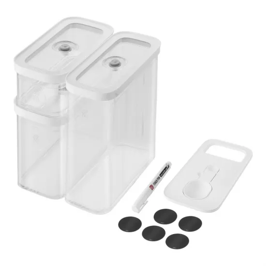 ZWILLING CUBE készlet M 5 db átlátszó-fehér ZWILLING CUBE készlet M 5 db átlátszó-fehér