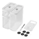 ZWILLING CUBE készlet M 5 db átlátszó-fehér ZWILLING CUBE készlet M 5 db átlátszó-fehér