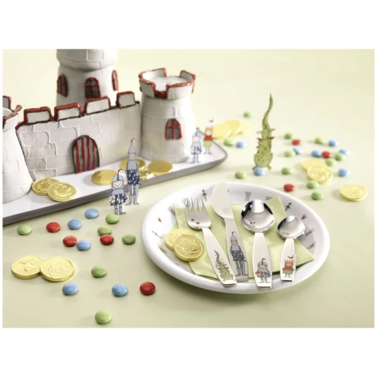 Zwilling Ritter Eckber gyerek evőeszközkészlet  | 4 darabos | rozsdamentes