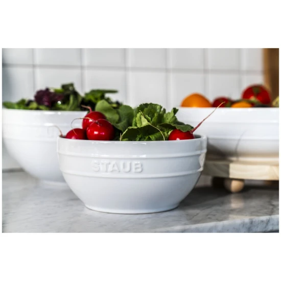 Staub kerámia | tál 18 cm | fehér | kerámia