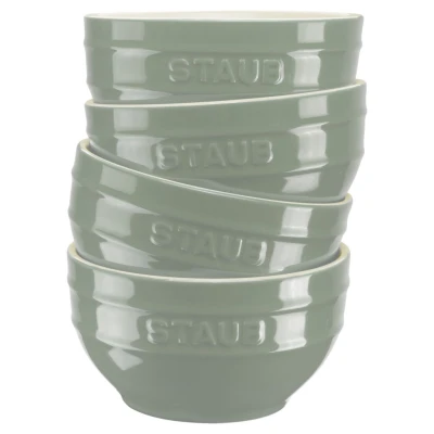 Staub kerámia | tál szett 12 cm |4 darabos | eukaliptusz | kerámia