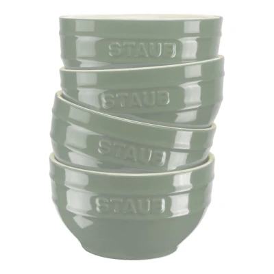 Staub kerámia | tál szett 14 cm |4 darabos | eukaliptusz | kerámia