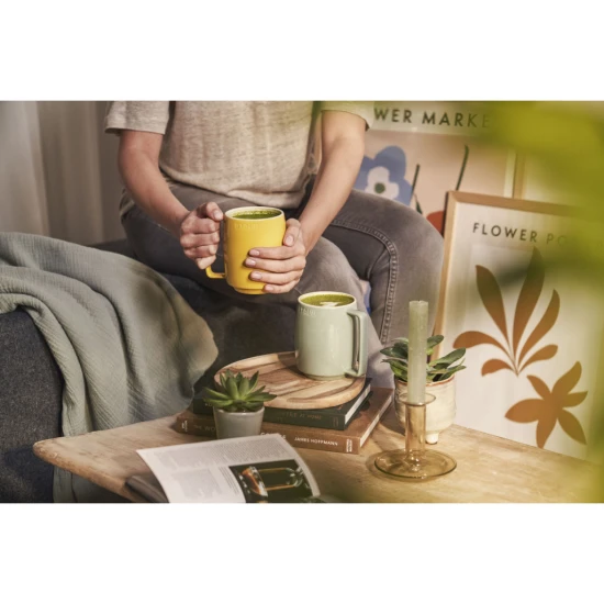 Staub kerámia bögre | citromsárga | kerek | 4,75 dl