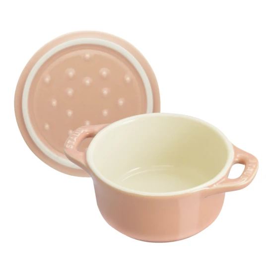 Staub kerámia | Cocotte kerámia főzőedény szett 6 darabos | kerek | kerámia | többszínű