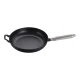 Staub Pans | serpenyő T fogantyúval 28 cm | öntöttvas | fekete | kerek