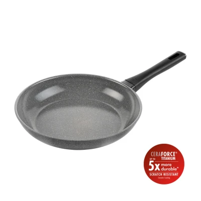 ZWILLING Terreno Plus kerámia | serpenyő 28 cm | kerek | aluminium | titánnal megerősített tapadásmentes kerámia bevonat