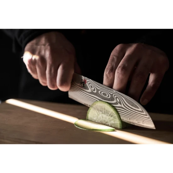 MIYABI Iki | Santoku kés 18 cm | barna