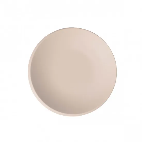 NewMoon beige lapos tál 25 cm