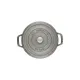 Staub öntöttvas edény | szürke | kerek | mély 34 cm Staub öntöttvas edény | szürke | kerek | mély 34 cm
