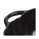 Staub öntöttvas edény | fekete | sütőtök forma | 24 cm | 3,45l