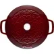Staub öntöttvas edény | Grenadine-vörös | kerek | 24 cm | 3,6l Staub öntöttvas edény | Grenadine-vörös | kerek | 24 cm | 3,6l
