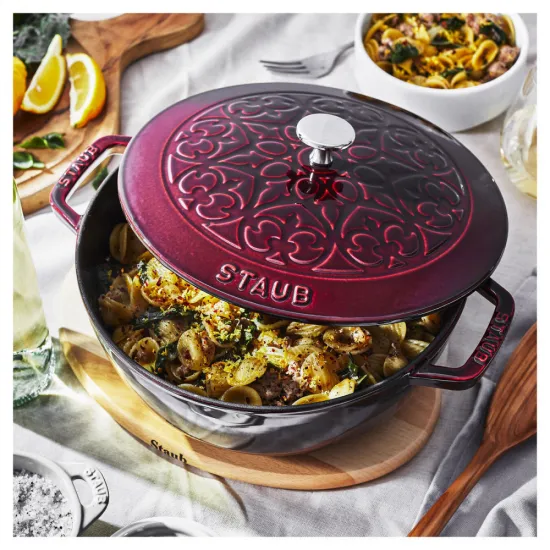 Staub öntöttvas edény | Grenadine-vörös | kerek | 24 cm | 3,6l Staub öntöttvas edény | Grenadine-vörös | kerek | 24 cm | 3,6l