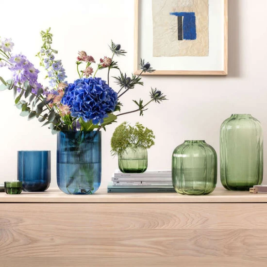 Fleur bleu váza 15 cm