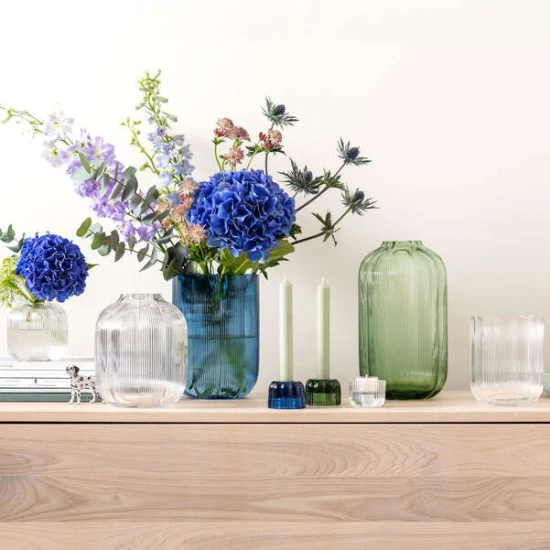 Fleur bleu váza 22 cm