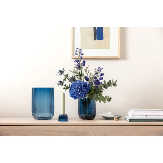 Fleur bleu váza 22 cm
