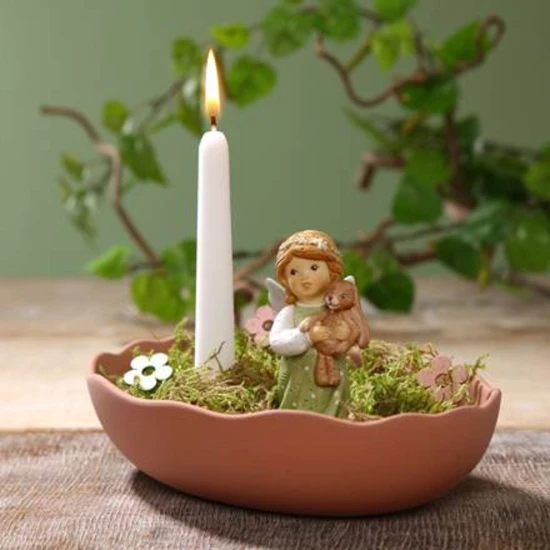 Az én ölelő barátom őrangyal porcelán  8.5 cm