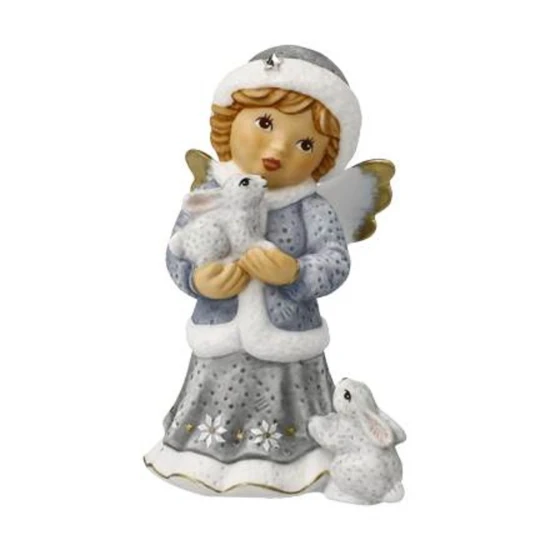A winter walk angyal porcelán Limited Edition 10.5 cm