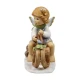Joyful sleigh ride angyal porcelán  9.5 cm