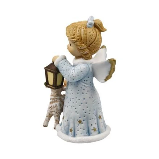 Bright Light at the Stable angyal porcelán  10.5 cm