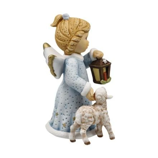 Bright Light at the Stable angyal porcelán  10.5 cm