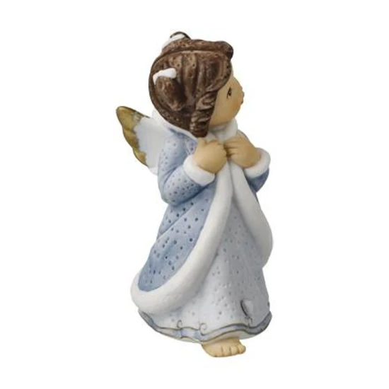 Purring companion angyal porcelán  10 cm