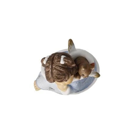 Purring companion angyal porcelán  10 cm