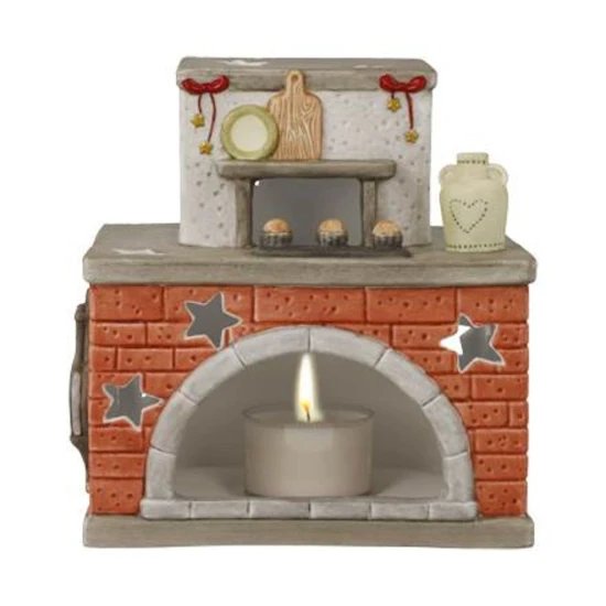 Fresh from the Oven gyertyatartó porcelán 13 cm