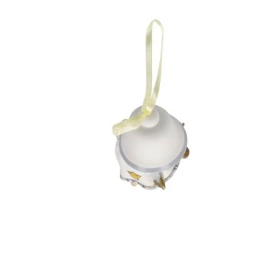 Bright Bell Ringing függő dísz porcelán  11.5 cm