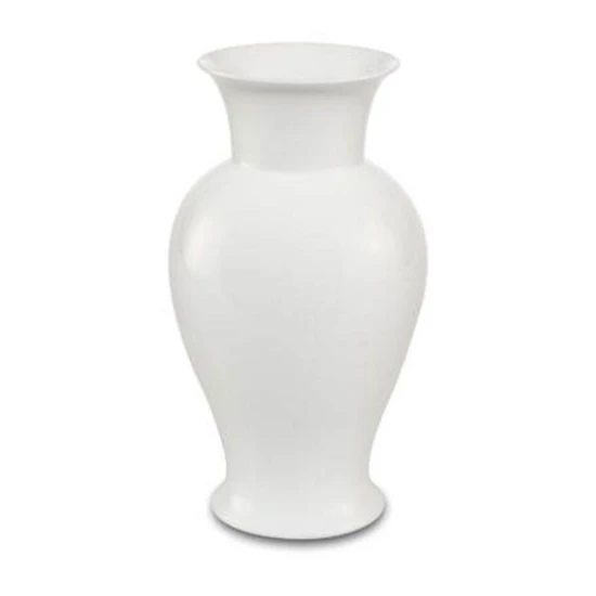 Barock váza mázas porcelán  15.5 cm