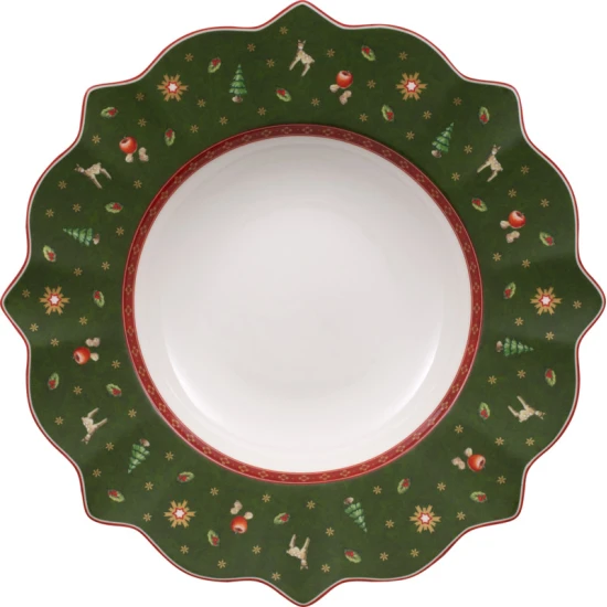 Toy's Delight mélytányér zöld 26 cm