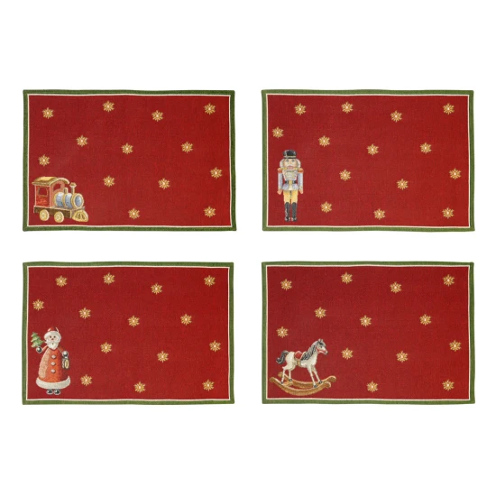 Toy's Delight Anniversary ezet Gobelin tányéralátét 4 db 32x48 cm