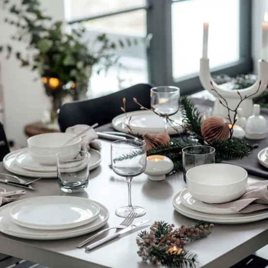 Winter Glow lapos tál kicsi 17 cm