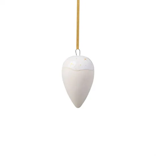 Winter Glow Ornament csepp 5 cm