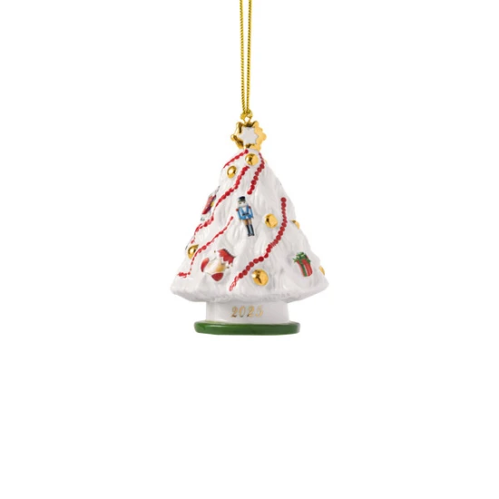 Christmas Classics 2025 karácsonyfa karácsonyfadísz 7,5x7,5x10 cm
