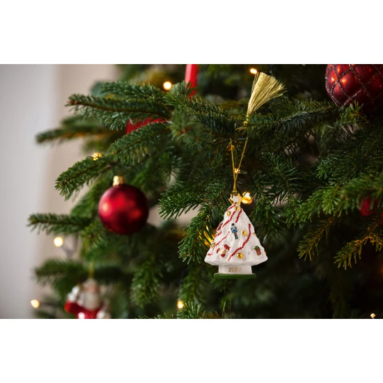 Christmas Classics 2025 karácsonyfa karácsonyfadísz 7,5x7,5x10 cm