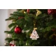 Christmas Classics 2025 karácsonyfa karácsonyfadísz 7,5x7,5x10 cm