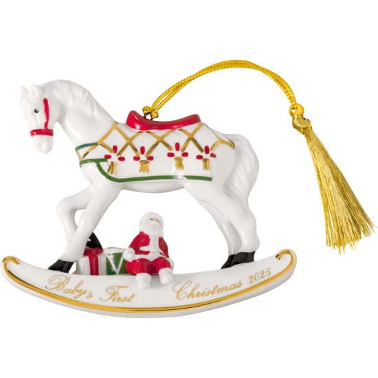 Christmas Classics 2025 hintaló karácsonyfadísz 11x4x9 cm