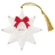 Christmas Classics 2025 csillag karácsonyfadísz 11,5x1x11,5 cm