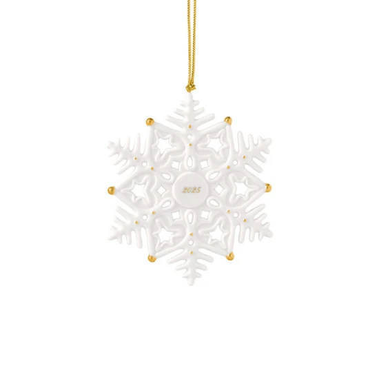 Christmas Classics 2025 hópehely karácsonyfadísz 9x7x10,5 cm