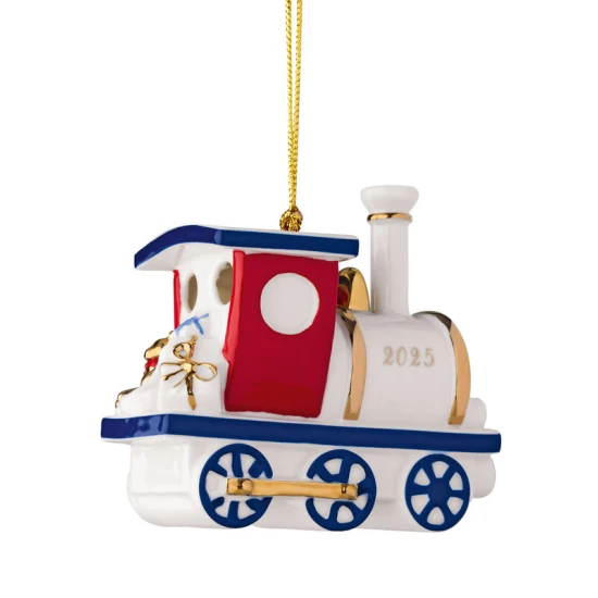 Christmas Classics 2025 vonat karácsonyfadísz 9x5x8,5 cm