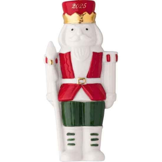 Christmas Classics 2025 diótörő karácsonyfadísz 10,5x5x3 cm