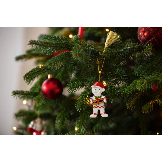 Christmas Classics 2025  mézeskalács karácsonyfadísz 10,5x5,5x3 cm