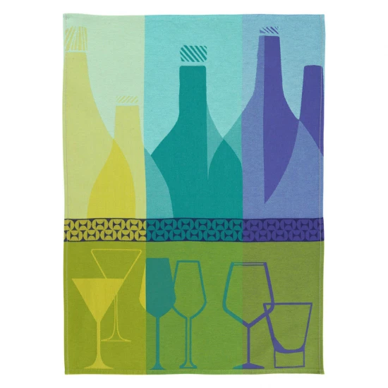 Sander Bar konyharuha 50 x 70 cm zöld/lila