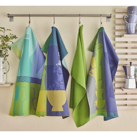 Sander Bar konyharuha 50 x 70 cm zöld/lila