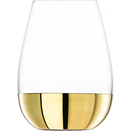 Eisch ELEVATE 2 db borospohár arany díszhengerben 5,5dl 118 mm