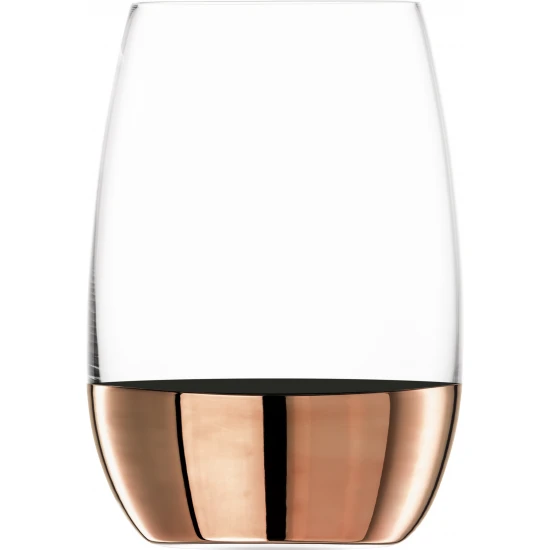Eisch ELEVATE 2 db borospohár réz díszhengerben 3,4dl 105 mm