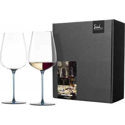 Eisch INSPIRE SENSISPLUS 2 db univerzális borospohár kék powerful & rich 7,4dl 253 mm