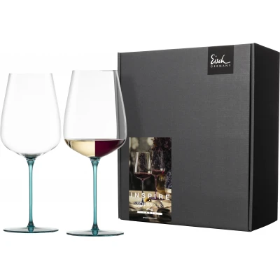 Eisch INSPIRE SENSISPLUS 2 db univerzális borospohár aqua powerful & rich 7,4dl 253 mm
