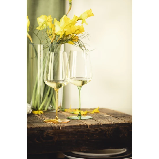 Eisch INSPIRE SENSISPLUS 2 db univerzális borospohár zöld fruity & aromatic 5,8dl 237 mm